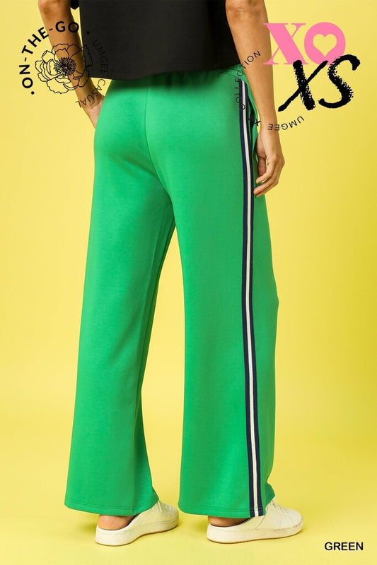 Casual Side Line Pant GREEN