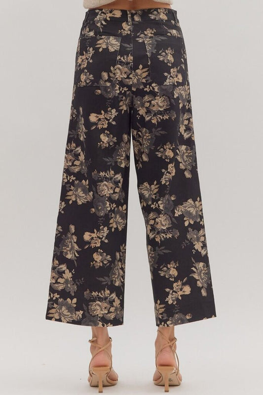 Floral Ankle Length Pants (50% OFF at checkout)