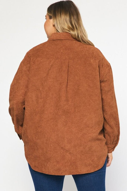 Corduroy Button-Up