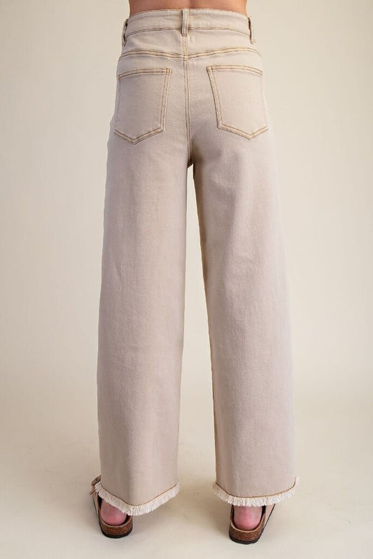 Self Fray Bottom Pant