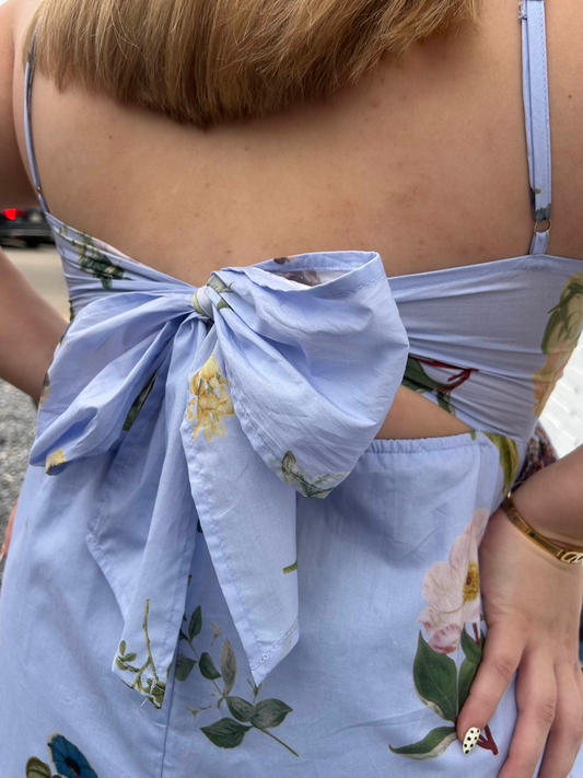 Floral Print Spaghetti Strap Dress