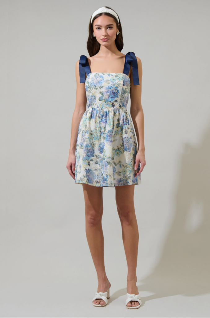 Zaidy Eyelet Nidia Mini Dress