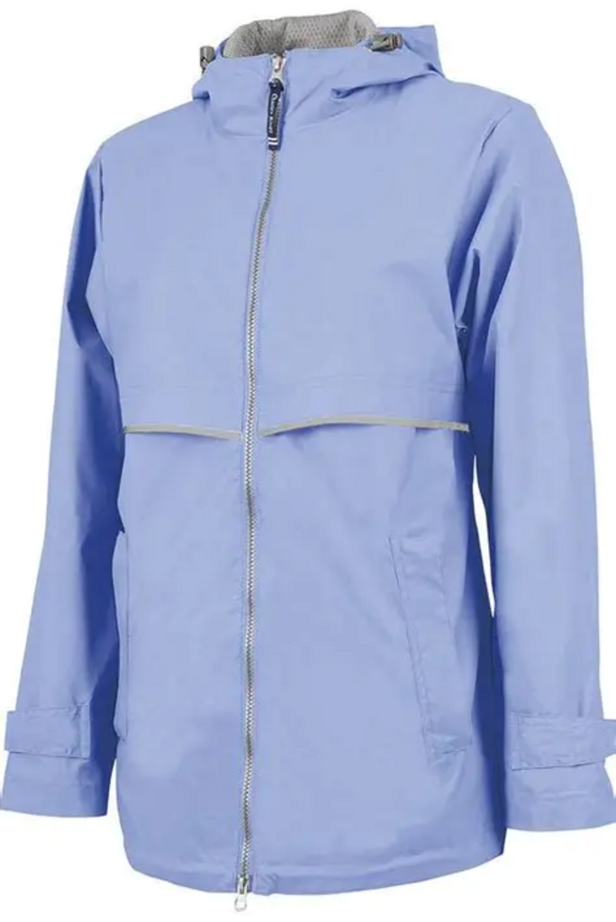 Charles River New Englander Rain Jacket - PERIWINKLE