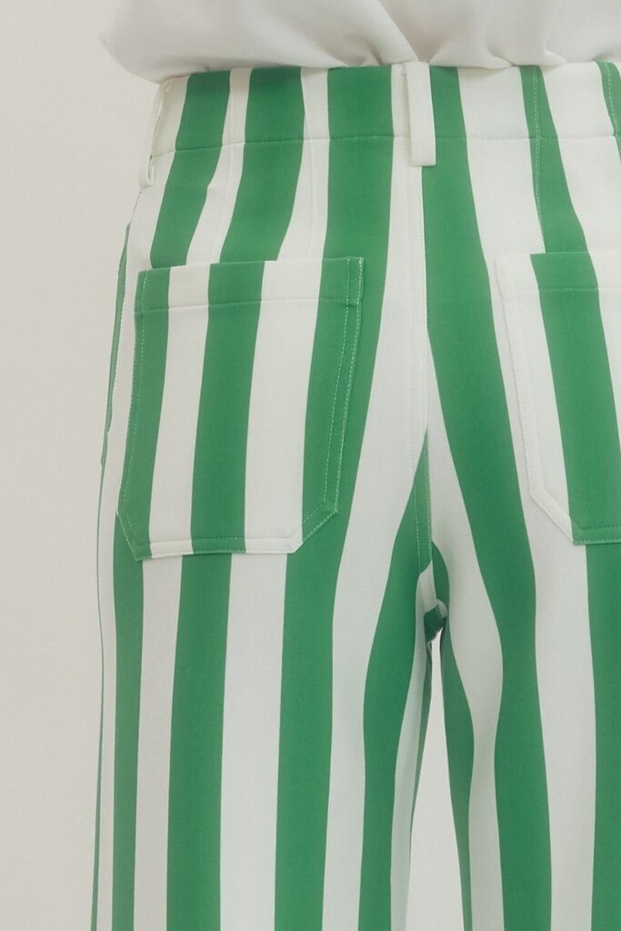 Green Striped Pant
