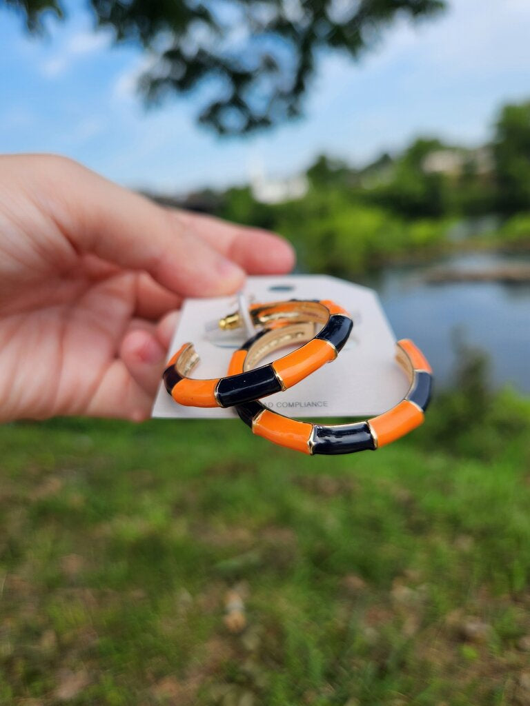 Gameday Epoxy Orange/Navy Hoops