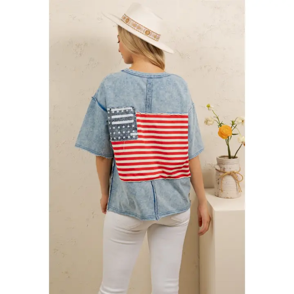 Freedom Fade Patch Tee