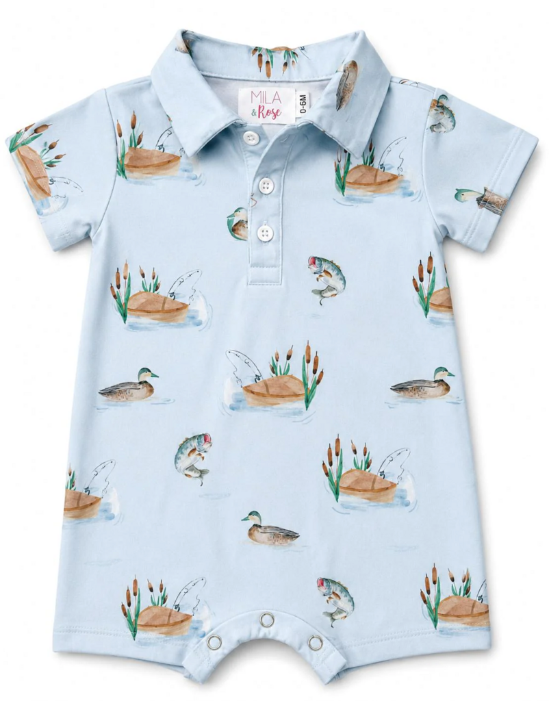 Lake Day Polo Shorty