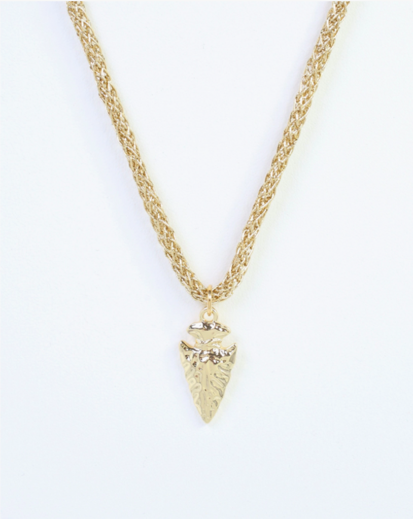 Corie Cord Necklace - Arrowhead