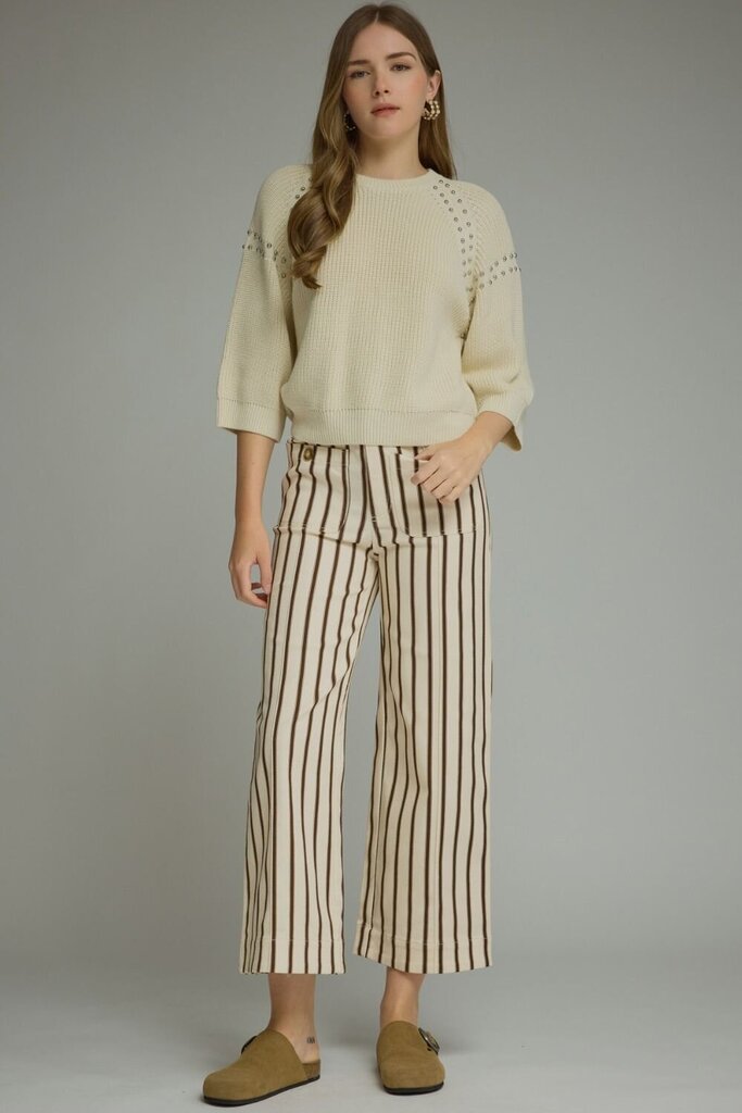 Stripe Ankle Pant