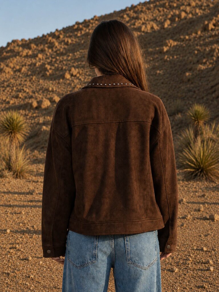 Studded Suede Jacket