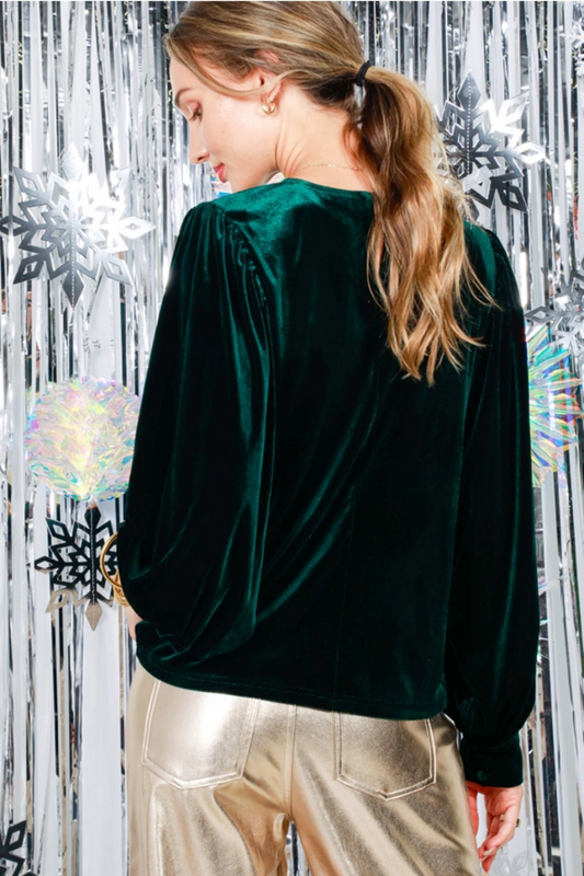 Velvet Balloon Slv. Top