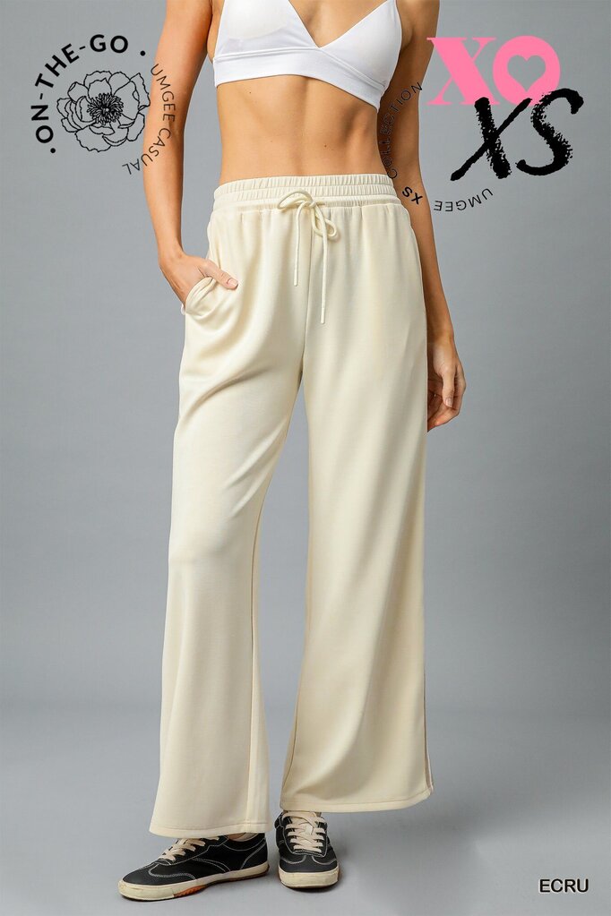 Casual Side Line Pant ECRU