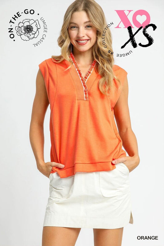 Buttery Soft Rib Band Top
