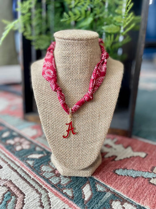 Alabama scarf Necklace