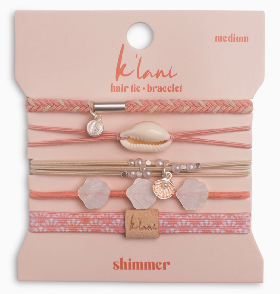 Shimmer Hair Tie Bracelets