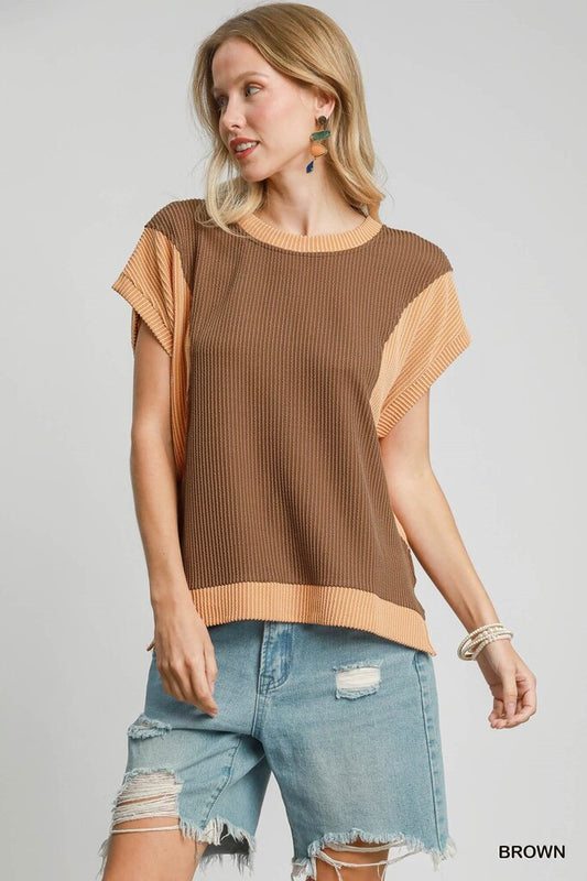 Textured Knit Top