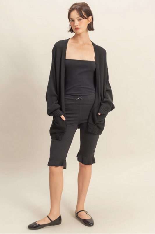 Oversized Cardigan with Pockets (50% OFF at Checkout)