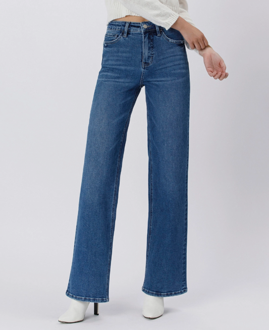 Super High Rise Wide Leg Jean