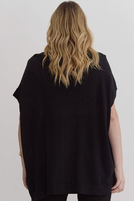 Boat Neck Dolman Top