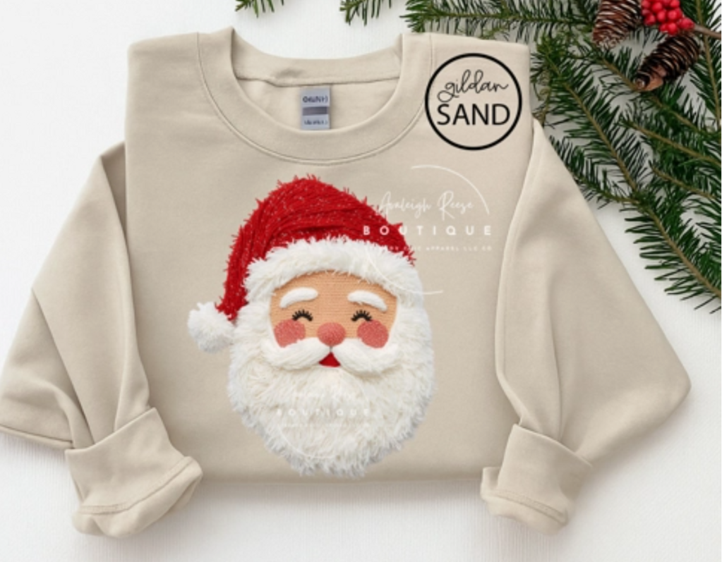Santa Faux Yarn Sweatshirt ($20.00 at Checkout)