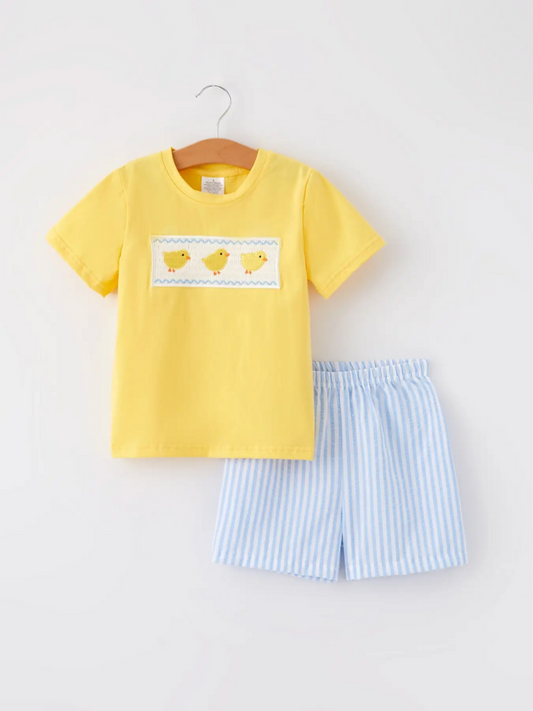 Spring Chicken SS Boys Set
