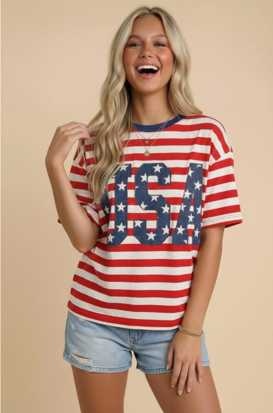 USA Oversized Tee