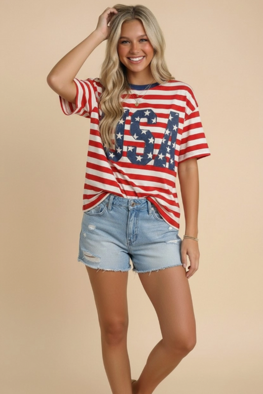 USA Oversized Tee
