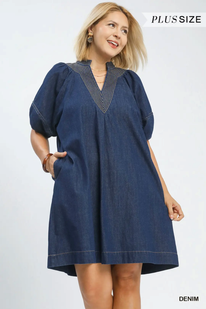 Denim Midi Dress