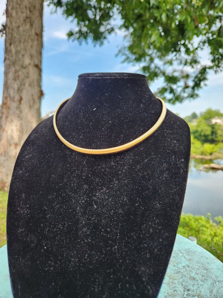 Omega Chain Necklace- Gold