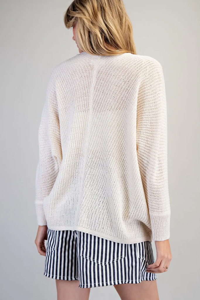 Open Dolman Sleeve Cardigan