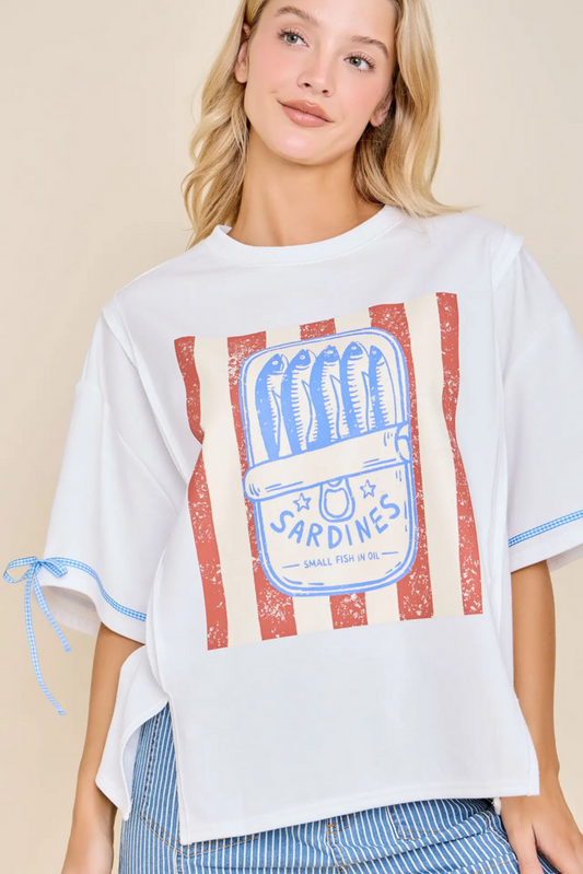 Vintage Sardines Graphic Tee