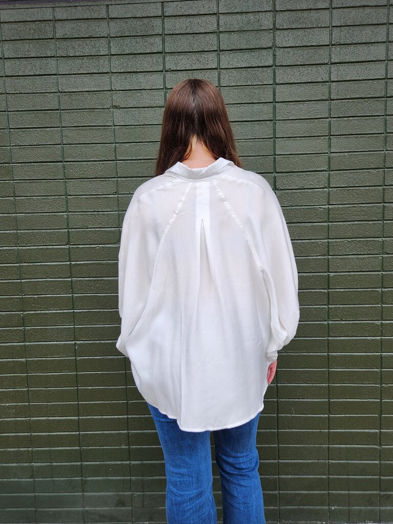 Puff Sleeve Button Down