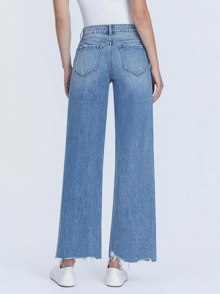 High Rise Crop Wide Leg Pants