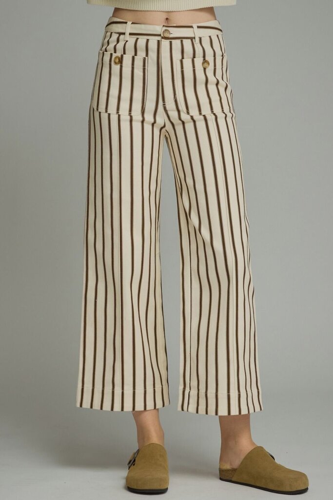 Stripe Ankle Pant