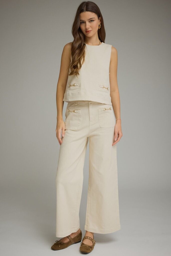 Horsebite Wide-Leg Pant