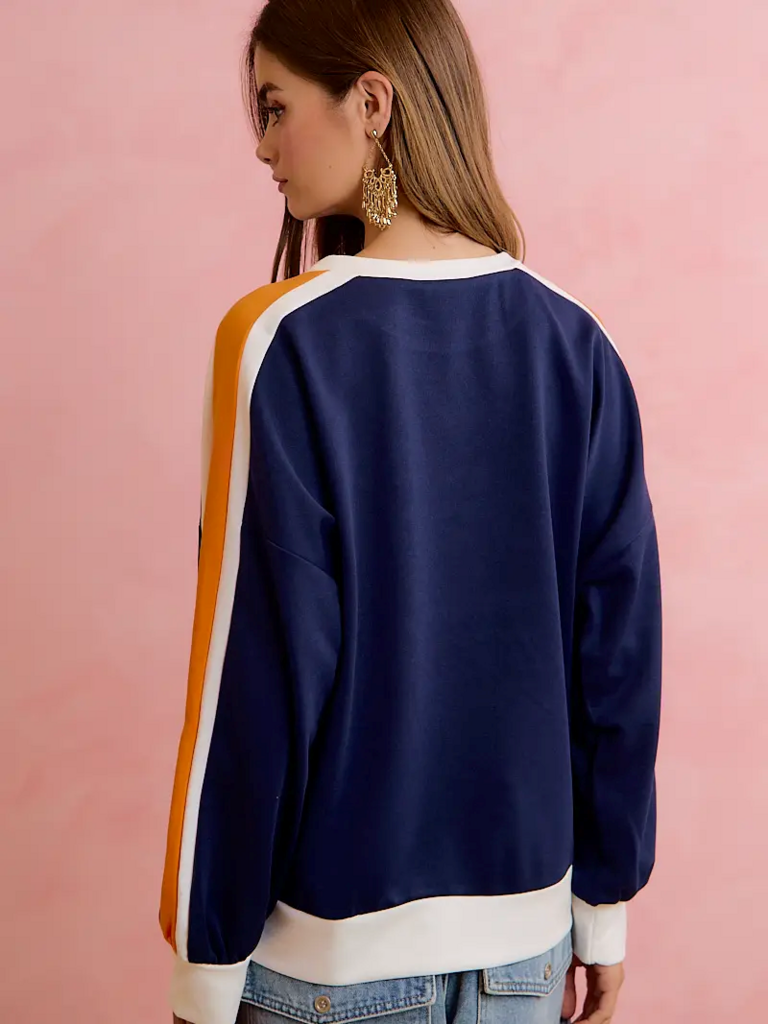 Gameday Colorblock Pullover