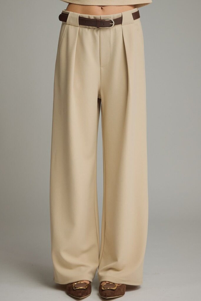 Belted Wide Leg Pant