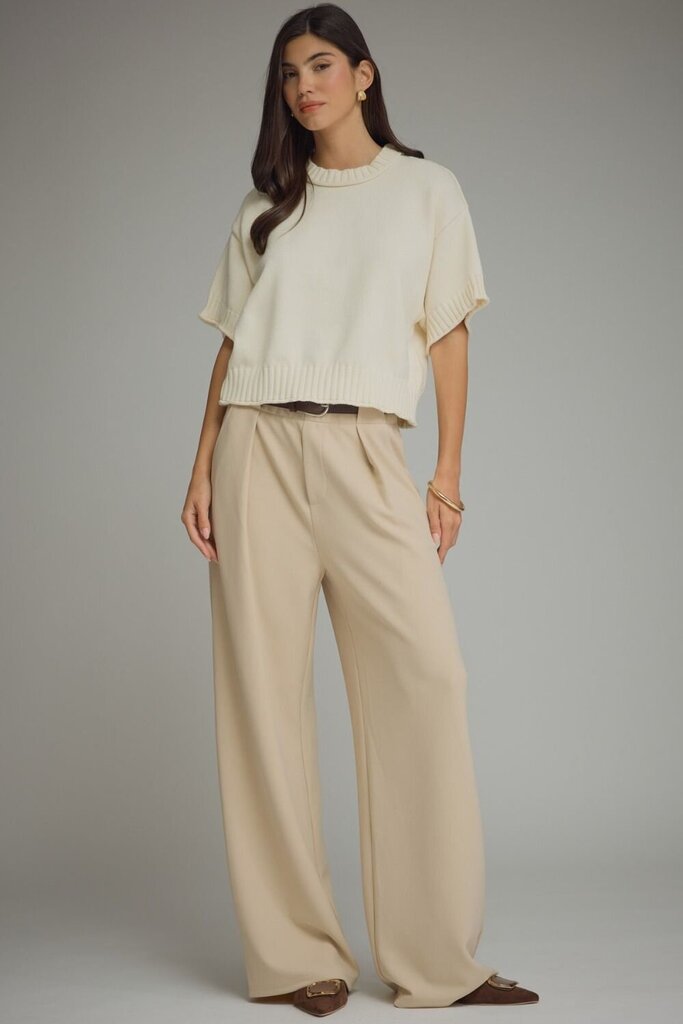 Round Neck Knit Top