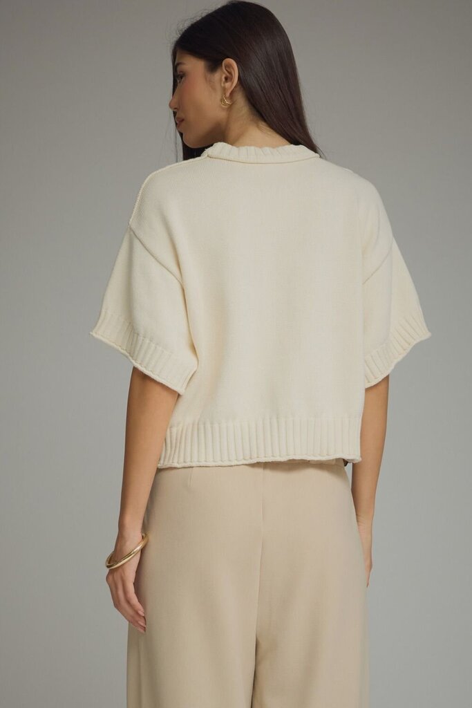 Round Neck Knit Top