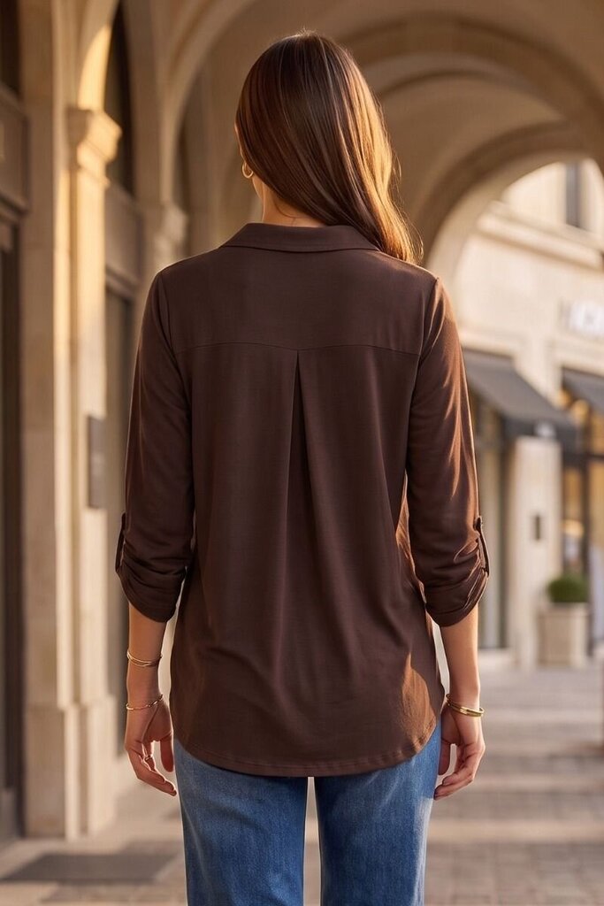 Chocolate Harper Blouse