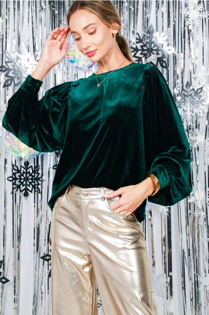 Velvet Balloon Slv. Top