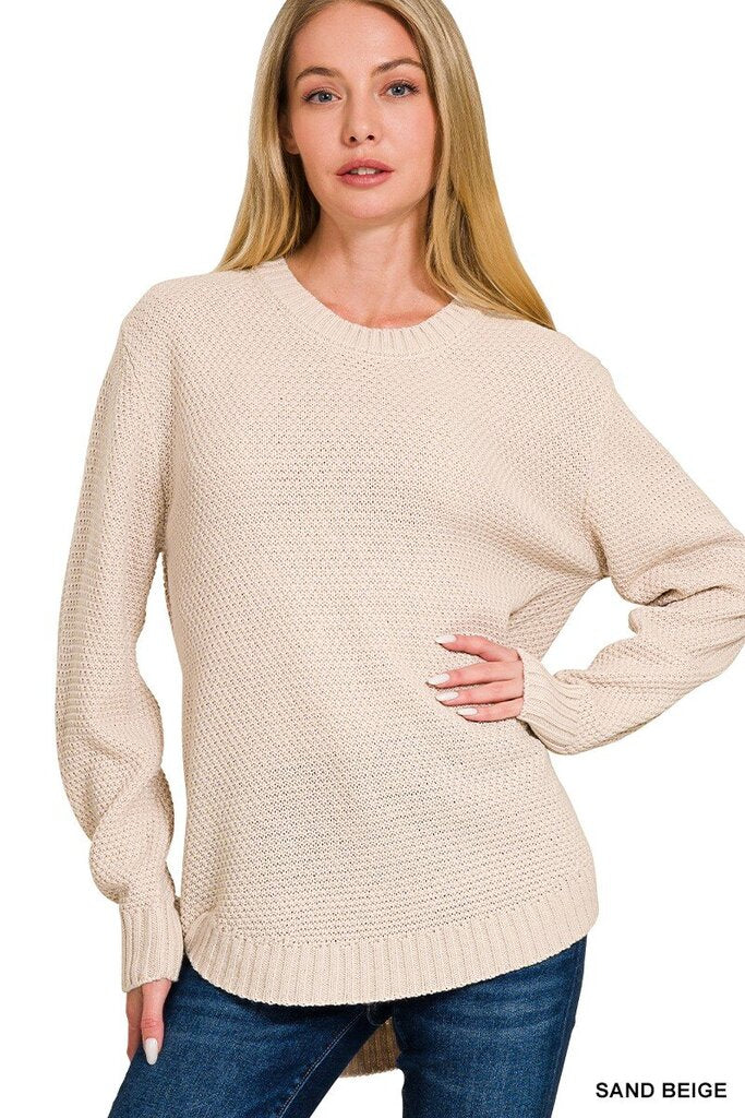 Round Neck Basic Sweater
