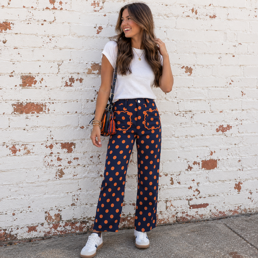 Gameday Polka- Dot Pants