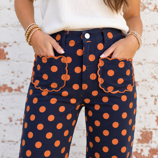 Gameday Polka- Dot Pants