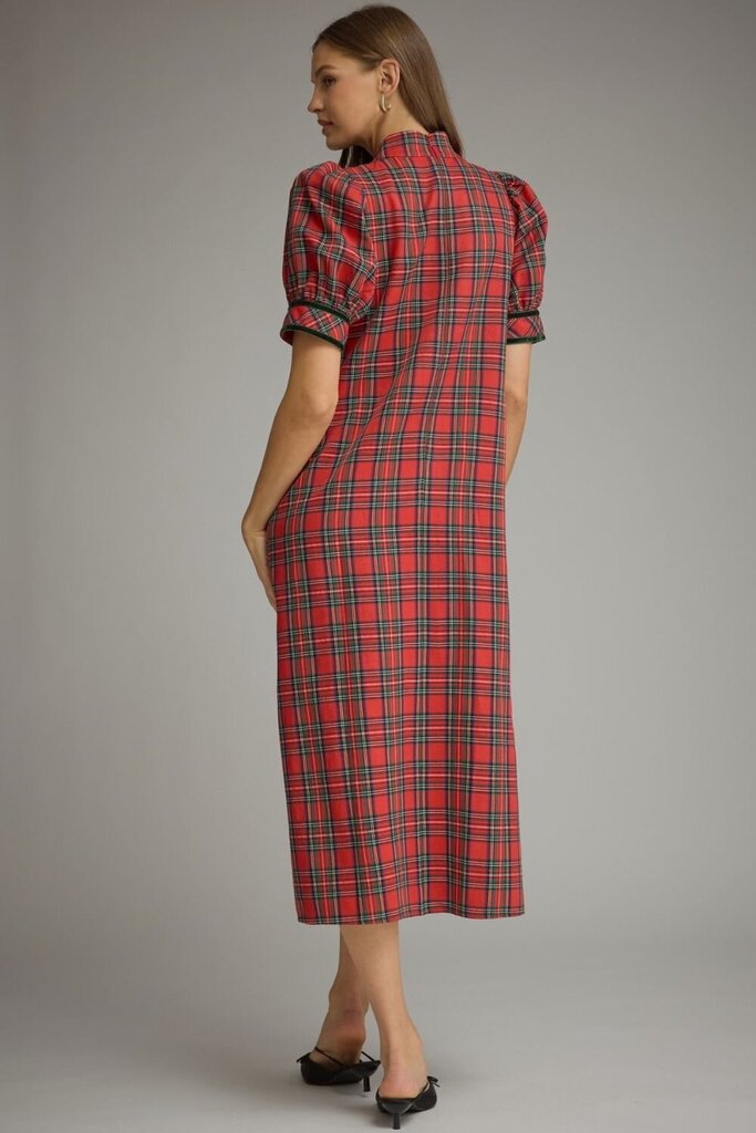 Plaid Loop Detail Middi