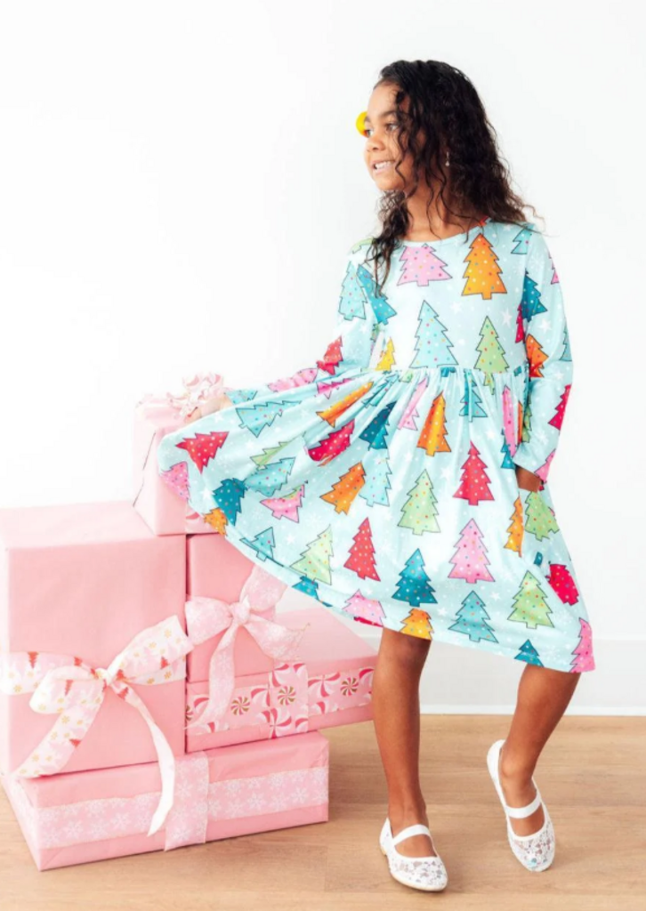 Oh Christmas Tree L/S Twirl Dress