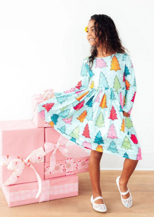 Oh Christmas Tree L/S Twirl Dress